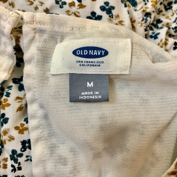 Old Navy Pockets Mini Summer Dress Floral Medium - Picture 10 of 11